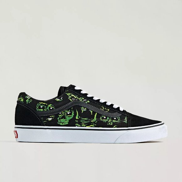 NWOB | Vans | Eyes in The Dark Old Skool | Green & Black | 12 | Glow in the Dark - Picture 2 of 8
